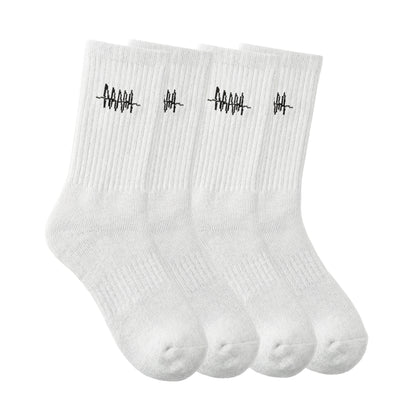 SOCKS HIGH WHITE