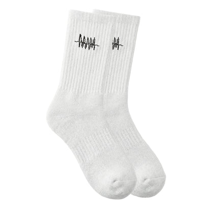 SOCKS HIGH WHITE