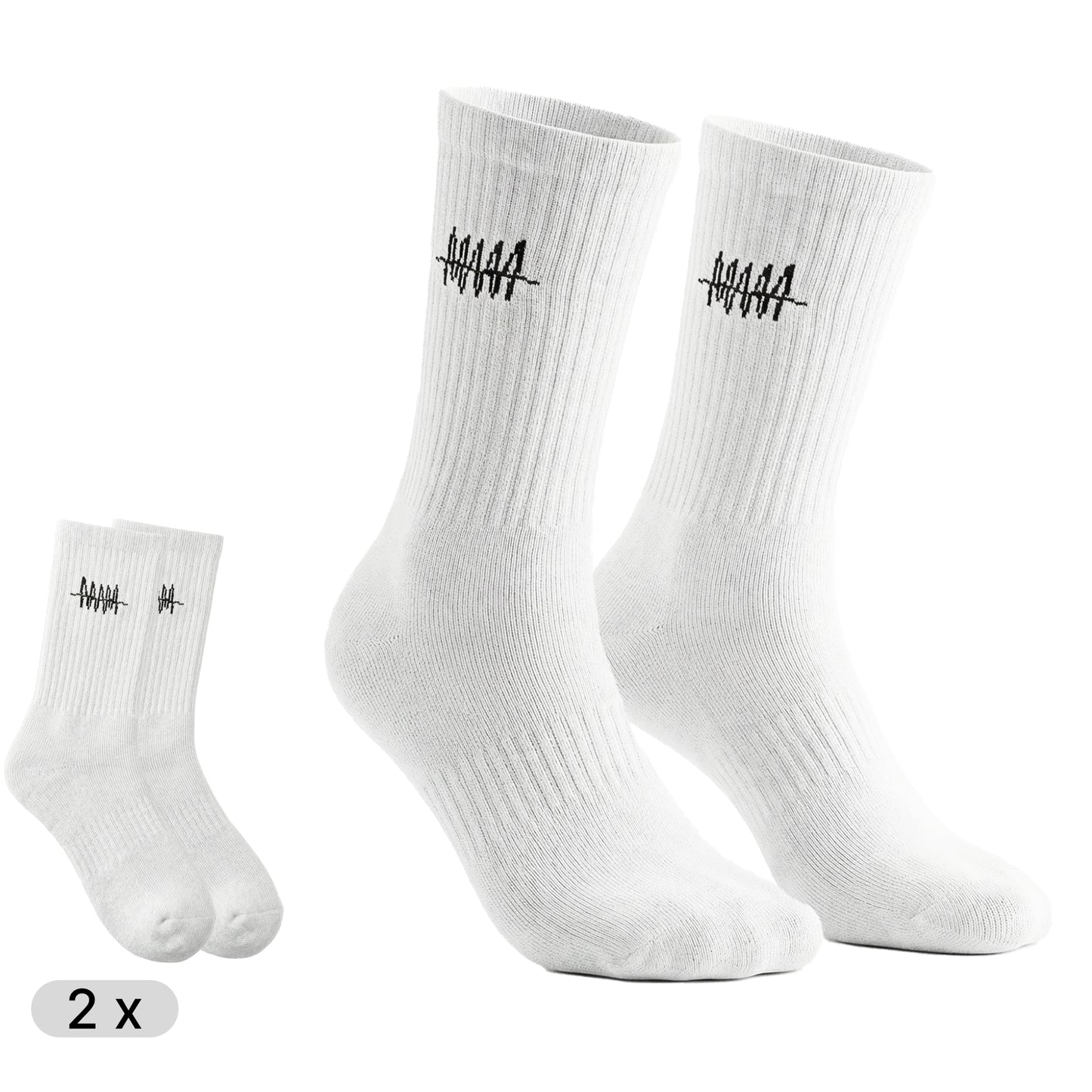 SOCKS HIGH WHITE