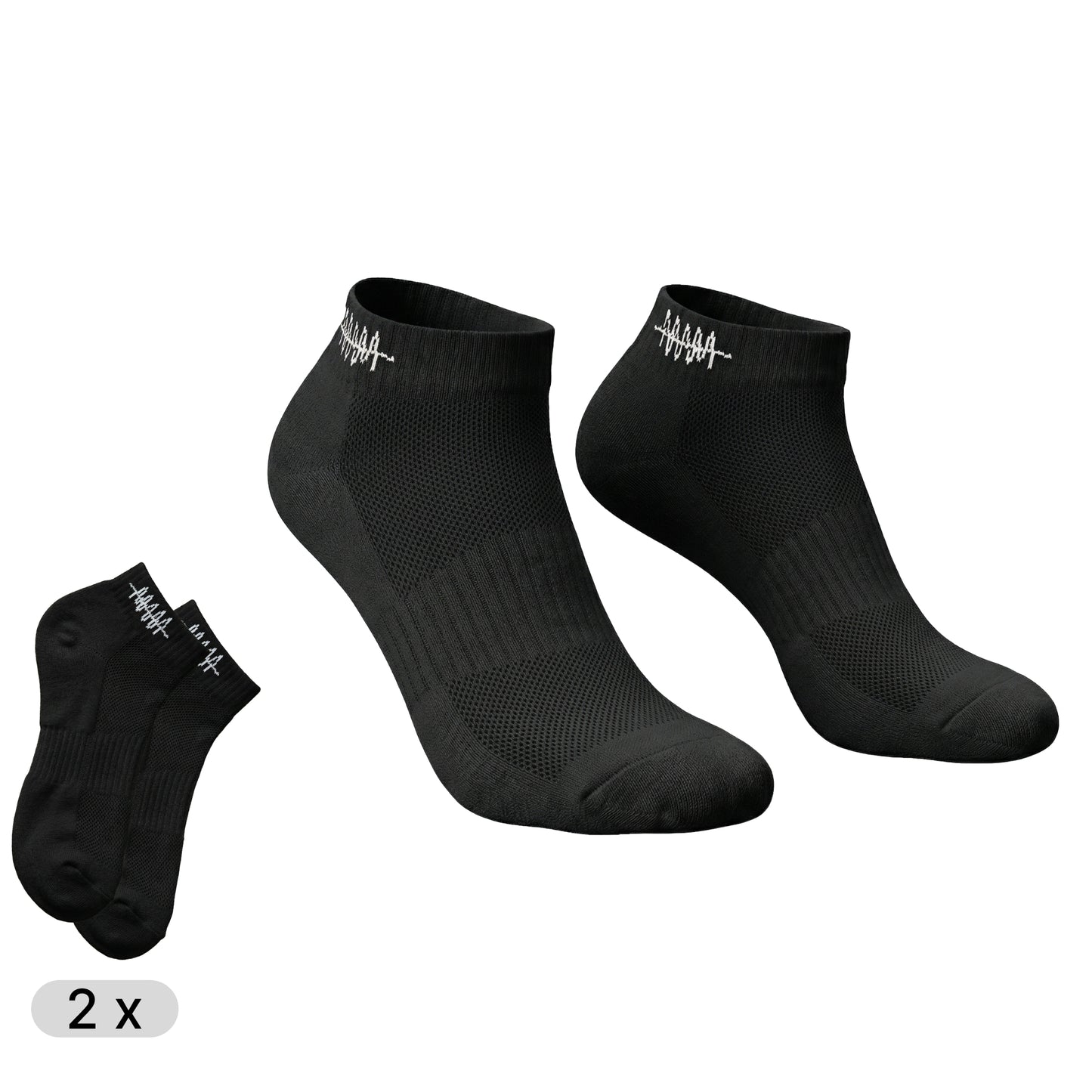 SOCKS LOW BLACK