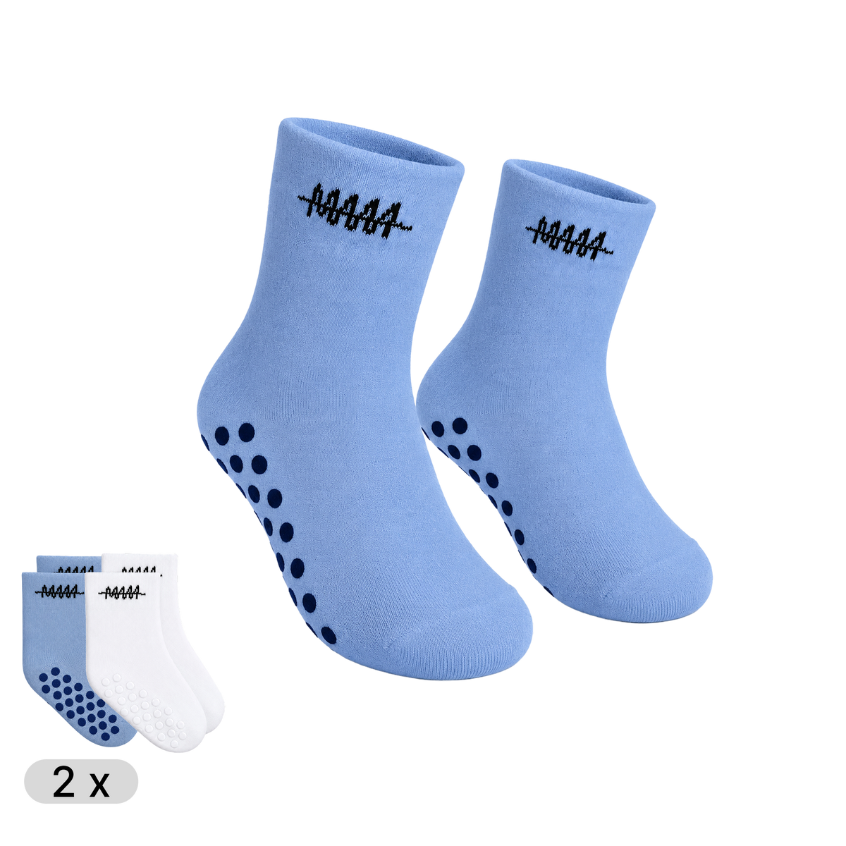 Baby Pack Blue Mit Noppen – Gamechangersocks