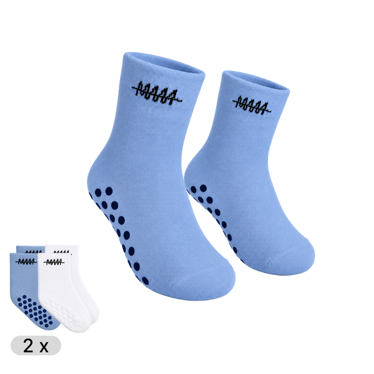 Baby Pack Blue Mit Noppen – Gamechangersocks