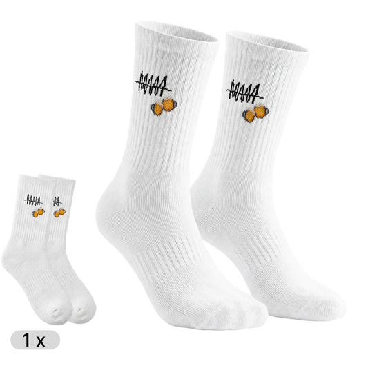 Gratis Oktoberfest Socken weiß